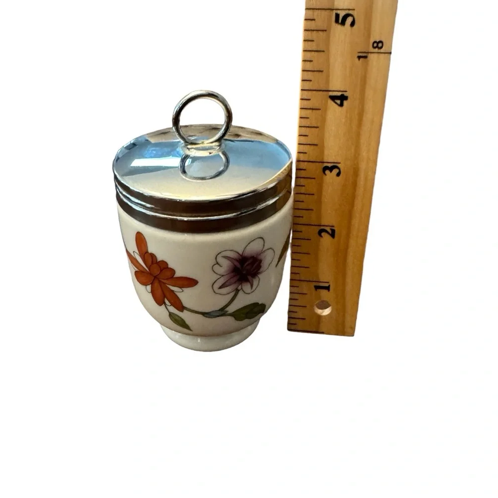 Royal Worcester Atsley King Size Egg Coddler Porcelain